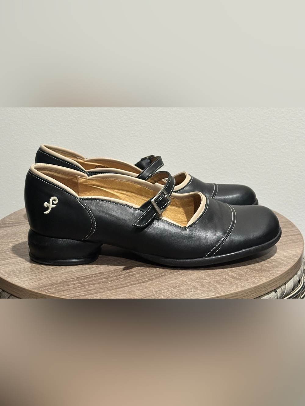 John Fluevog Sandra Mary Jane Rounded Toe Shoes